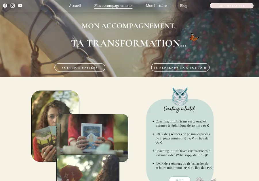 Site vitrine — projet Emma